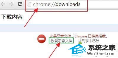 win10ϵͳʹùȸļʾǶļ,ChromeѽصͼĲ